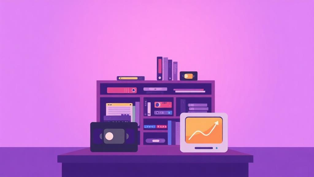 Illustration for archiving personal video libraries