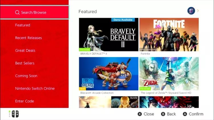 highlight Search | Watch YouTube on Nintendo Switch