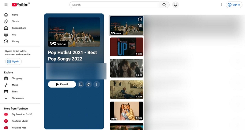 access the playlist | The Playlist Does Not Exist on YouTube