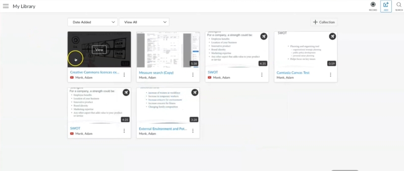 displayed videos | Embed YouTube Videos in Canvas