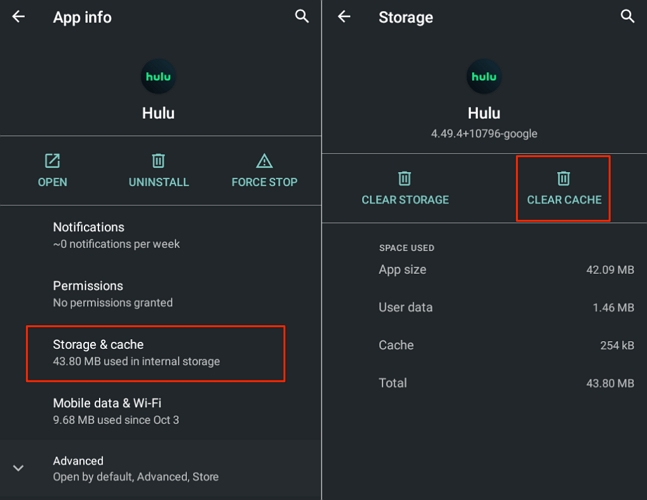 hit Clear cache | hulu subtitles not working