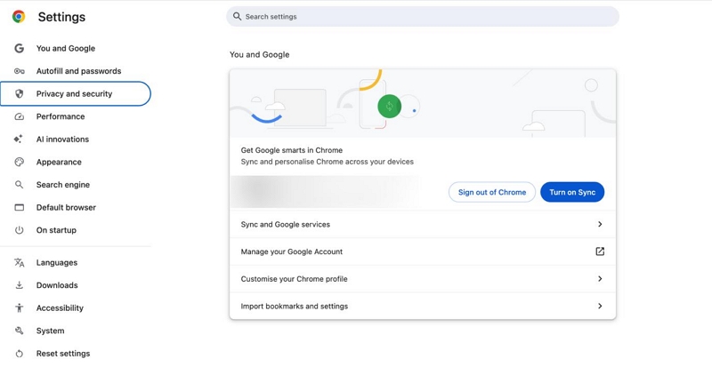 go to Privacy and Security | The Playlist Does Not Exist on YouTube
