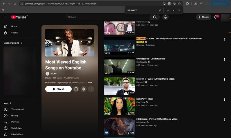 open videos | The Playlist Does Not Exist on YouTube