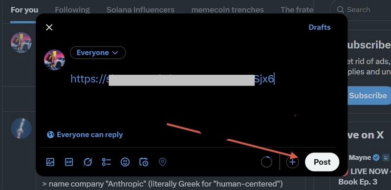 hit Post | Post YouTube Videos on X with Preview