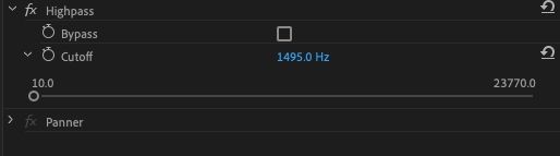 set cutoff | Remove Wind Noise from Videos