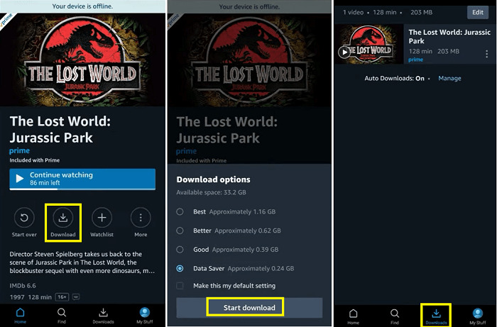 enjoy your downloaded content | Download Amazon Purchased Movies