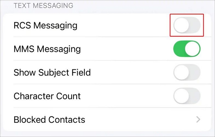 turn off RCS messaging | Why Are Videos Sent to Me Blurry on My iPhone